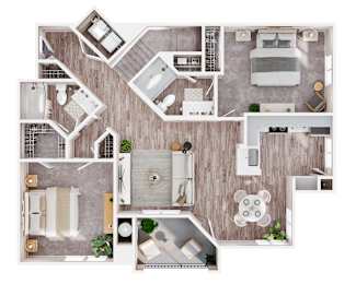 2 bed 2 bath B at Missions at Chino Hills Apartments, California, 91709