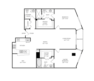 FB4_2Bed at The Heights at Park Lane, Texas
