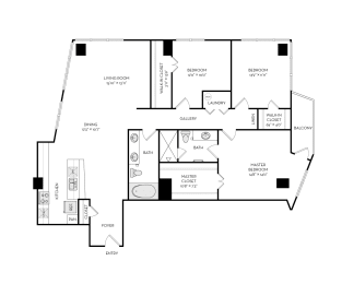 FC1R_3Bed at The Heights at Park Lane, Dallas