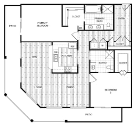 Ibiza - 2 bed 2 bath - 1561 sqft