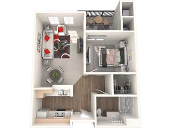 Anacapa Floor Plan at 55+ FountainGlen Stevenson Ranch, Stevenson Ranch, CA