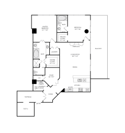 TB2_2Bed at The Heights at Park Lane, Dallas, TX, Texas, 75231