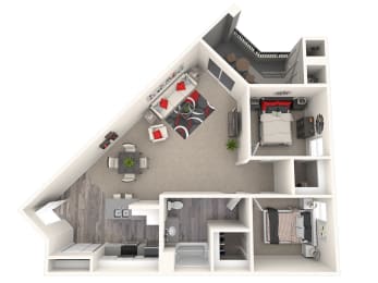 Glen Floor Plan at 55+ FountainGlen Laguna Niguel, Laguna Niguel, CA
