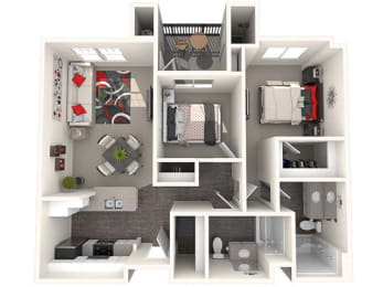 Imperial Floor Plan at 55+ FountainGlen Valencia, Valencia, CA, 91354