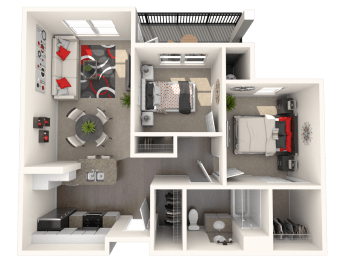 McIntosh Floor Plan at 55+ FountainGlen Temecula, California