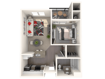 Mission Floor Plan at 55+ FountainGlen Temecula, Temecula, California
