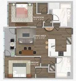 E Floor Plan at Chelsea Santa Monica, Santa Monica California