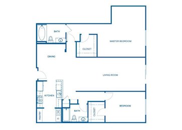 B7 Floor Plan at 6940 Sepulveda, Van Nuys, CA