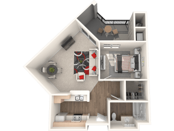 Santa Cruz Floor Plan at 55+ FountainGlen Stevenson Ranch, Stevenson Ranch, 91381
