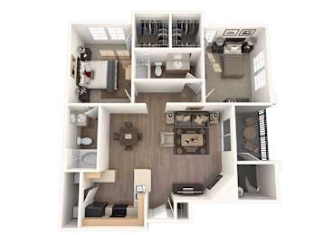 2Bed 2Bath at Avalon at Seven Hills Apartments, Henderson, 91790