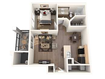 1Bed 1Bath at Avalon at Seven Hills Apartments, Henderson, 91790