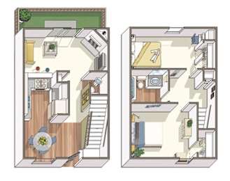 2Bed 1Bath at Nola 624 Apartments, West Covina, CA, 91790