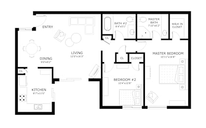 2Bed 2Bath at Verandas Apartments, West Covina