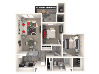 Zinfandel Floor Plan at 55+ FountainGlen Terra Vista, Rancho Cucamonga, 91730
