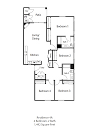 a floor plan of a house with a bedroom and a living room