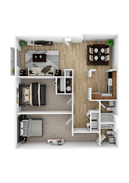 A1 1Bed 1Bath at Barcelo at East Cobb Apartments, Marietta, Georgia