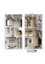 B2 2Bed 1.5 Bath at Barcelo at East Cobb Apartments, Marietta