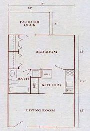 1 bed 1 bath at Overlook Club Apartments, Cummings, GA, 30040
