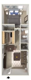 The Berkeley - 1 Bed 1 Bath 725 Square Feet at Lansing Riverwood, LLC, Illinois, 60438