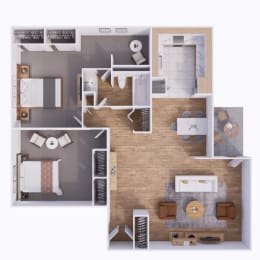 Lincoln Floor Plan at The Township, Kansas City, MO