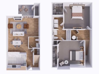 Metropolitan Floor Plan at The Township, Kansas City, MO