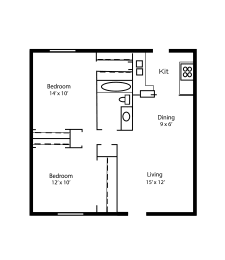 a floor plan of a small house