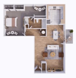 Washburn Floor Plan at The Township, Kansas City, 64155