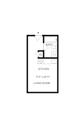 SH-Calais Floorplan at Commons at Sylvan Highlands Apartments, Portland, OR, 97225