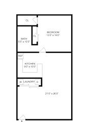 SH-Geneva Floorplan at Commons at Sylvan Highlands Apartments, Portland, Oregon