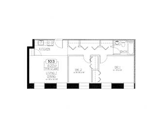  Floor Plan 103