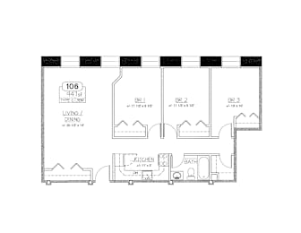  Floor Plan 106