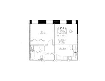  Floor Plan 108