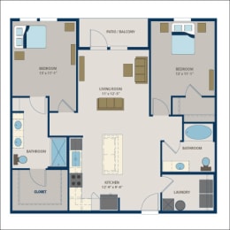 Aqua-Web-Floor-Plan at Fountainhead, Florida, 32258