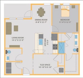 1 bed 1.5 bath at Fusion Apartments, Jacksonville, FL, 32256