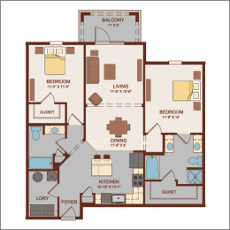 Barcelona Floor Plan at Hacienda Club, Jacksonville, FL