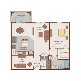 Genoa Floor Plan at Hacienda Club, Jacksonville, FL