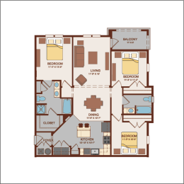 Nice Floor Plan at Hacienda Club, Jacksonville, FL
