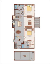 Provence Floor Plan at Hacienda Club, Jacksonville, FL