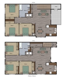 Norwood Annex 3-bed floorplan