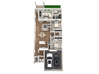 Caso Santa Rita Ranch Apartments Discovery Floorplan