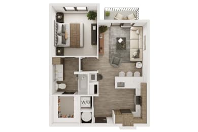 Lennox Cooper A1 ALT 3D Floor Plan