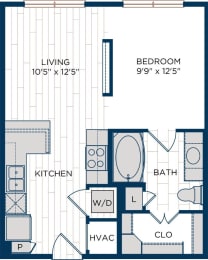 Aura Thirty2 Apartments A2 Floor Plan