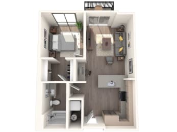 Riverline Apartments A4 Floor Plan