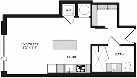 Alton District Luxury Apartments in Washington, DC S04 Floor Plan