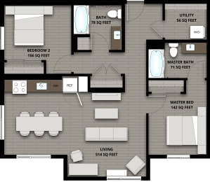 Arc_FloorPlan_W_2B_D_1017