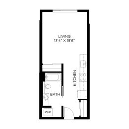 Artix Apartments A2 2D Floor Plan