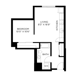 Artix Apartments B2 2D Floor Plan