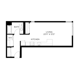 Artix Apartments A4 2D Floor Plan