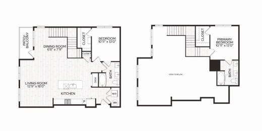 Aura Apache New Apartments in Tempe, Arizona B1L Floor Plan