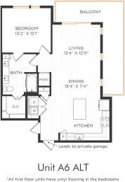 Astra Avery Ranch Apartments A6 Alt Floor Plan